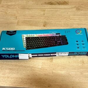 Yolpha K500 Mechanical Keyboard with RGB Lighting